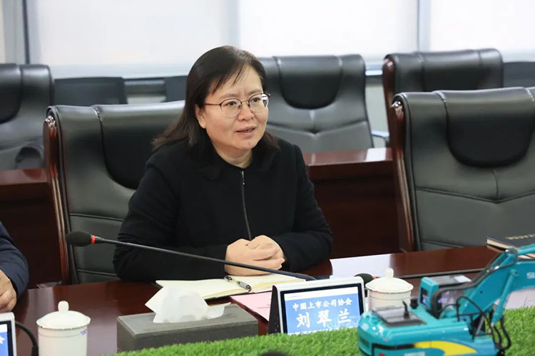 中国上市公司协会党委委员、副秘书长刘翠兰一行调研必发集团智能