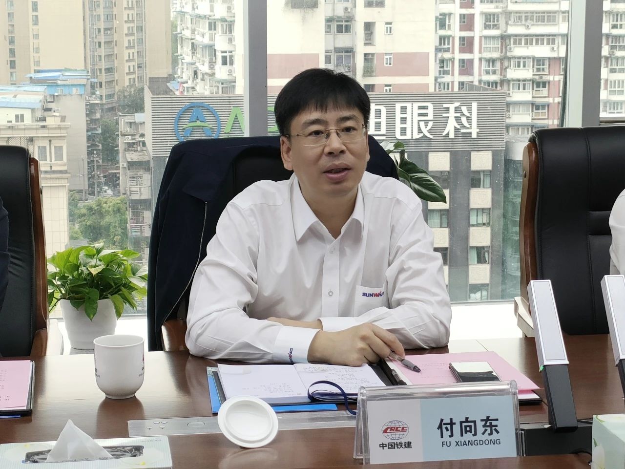 适应新局势，追求新合作！必发集团智能到访中铁二十三局