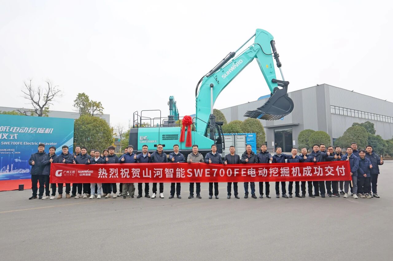 必发集团智能SWE700FE电动挖掘机成功交付，助力打造绿色智慧矿山