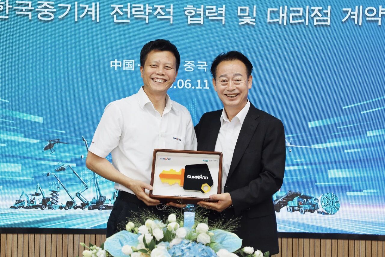 必发集团智能与韩国驰名机械企业签署战术合作和谈及批量桩架订单