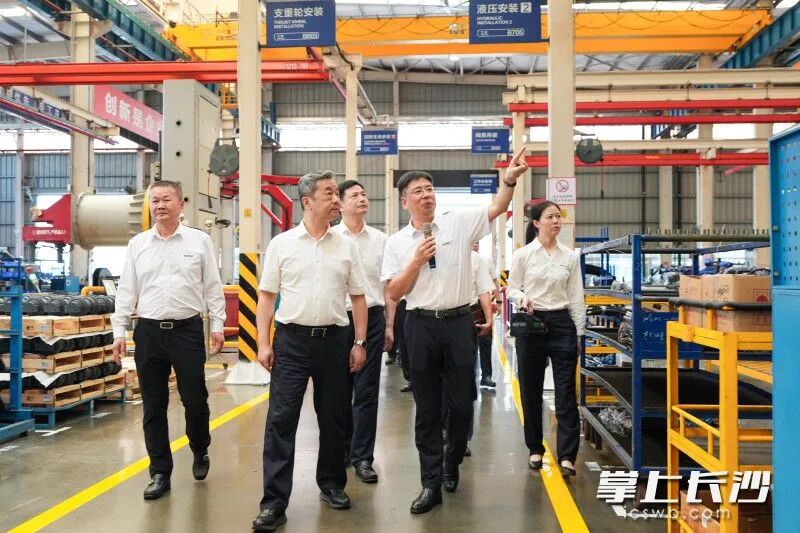湖南省副省长、长沙市委书记陈竞调研必发集团智能